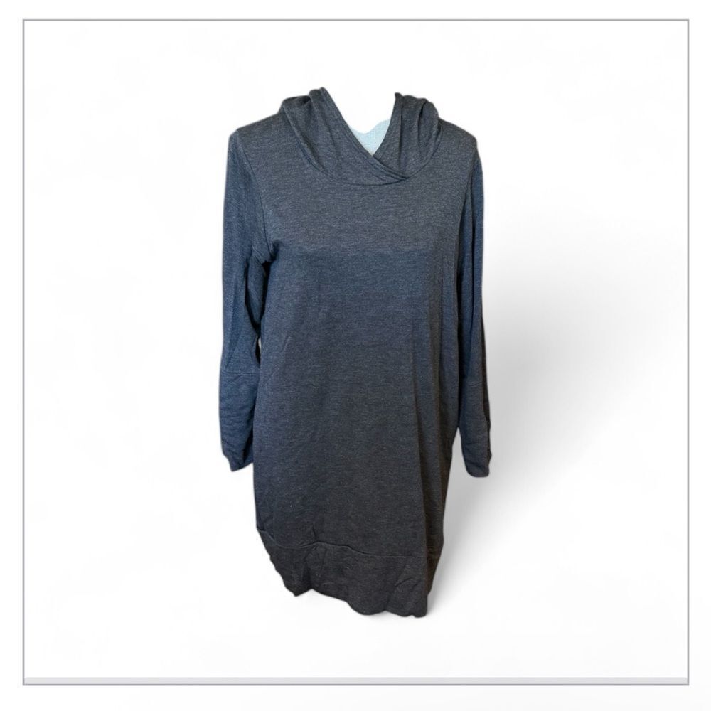 Gray Hooded Dress Zuri XS (800)